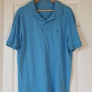 Men's Nautica XL blue s/s polo